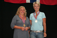 Lise Blågestad og Ranja Sivertsvik vant NM for damepar. Gratulerer!