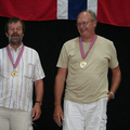 Øystein Jensen og Helge Mæsel tok hjem NM-tittelen i klassen for veteranpar. Gratulerer