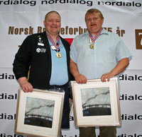 Vinnerne Roger Fagerdal og Svein Gunnar Karlberg