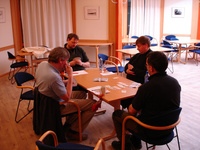 Fra venstre Tor Helness, Sigve Smørdal, Geir Helgemo og Pål Fondevik